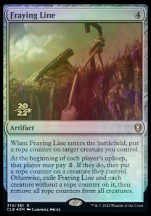 Fraying Line [Commander Legends: Battle for Baldur's Gate Prerelease Promos] | Galactic Gamez