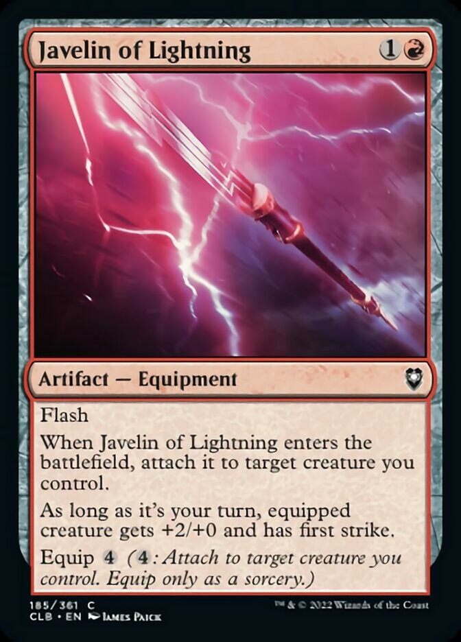 Javelin of Lightning [Commander Legends: Battle for Baldur's Gate] | Galactic Gamez