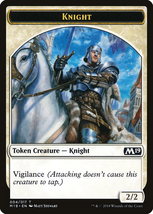 Knight [Core Set 2019 Tokens] | Galactic Gamez