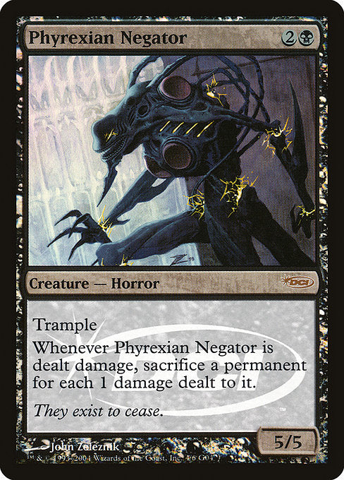 Phyrexian Negator [Judge Gift Cards 2004] | Galactic Gamez