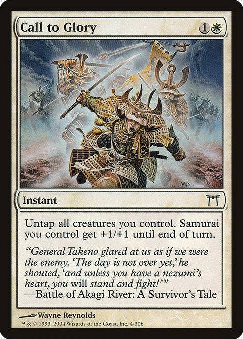 Call to Glory [Champions of Kamigawa] | Galactic Gamez