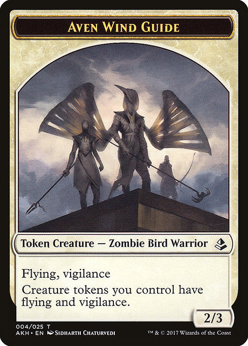 Aven Wind Guide Token [Amonkhet Tokens] | Galactic Gamez