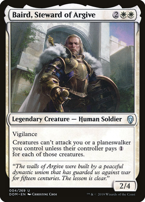 Baird, Steward of Argive [Dominaria] | Galactic Gamez