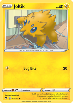 Joltik (055/185) [Sword & Shield: Vivid Voltage] | Galactic Gamez