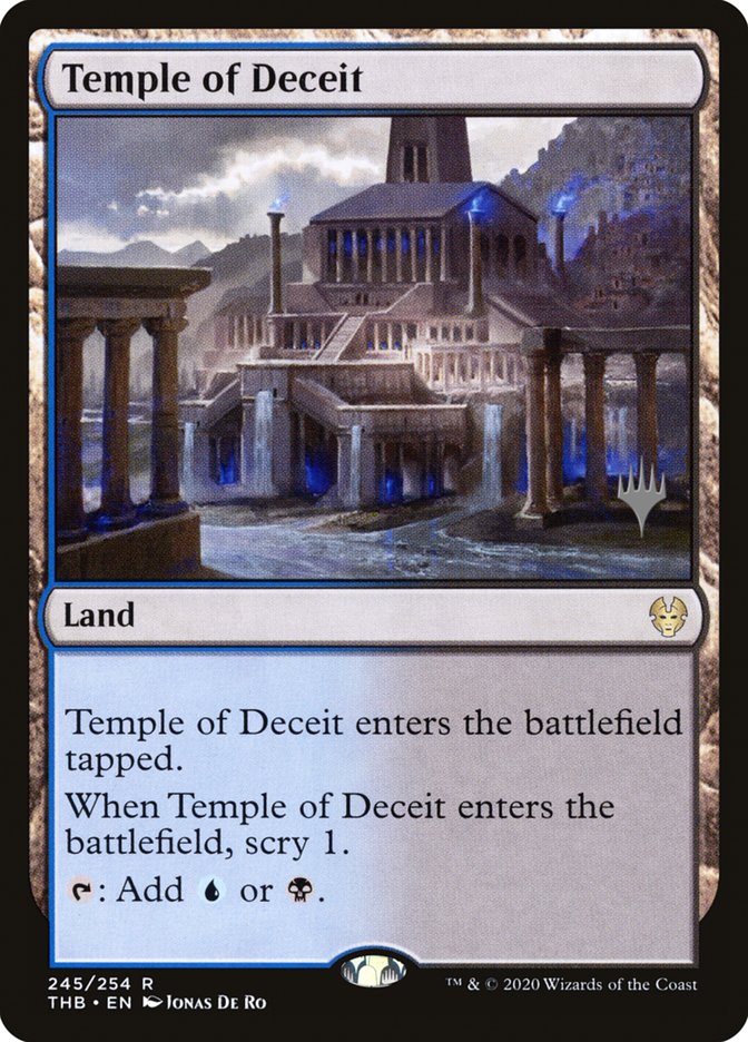 Temple of Deceit (Promo Pack) [Theros Beyond Death Promos] | Galactic Gamez