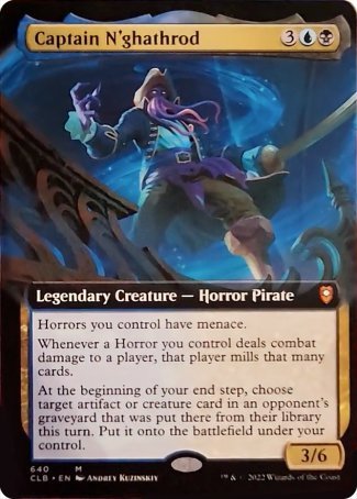 Captain N'ghathrod (Extended Art) [Commander Legends: Battle for Baldur's Gate] | Galactic Gamez