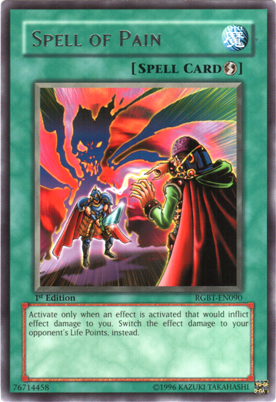 Spell of Pain [RGBT-EN090] Rare | Galactic Gamez