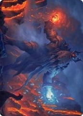 Aegar, the Freezing Flame Art Card [Kaldheim: Art Series] | Galactic Gamez