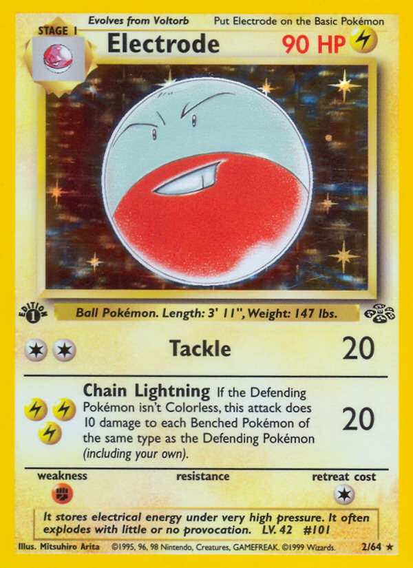 Electrode (2/64) [Jungle 1st Edition] | Galactic Gamez