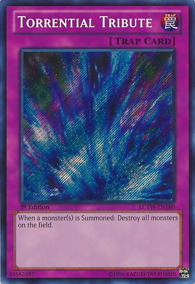 Torrential Tribute [LCYW-EN180] Secret Rare | Galactic Gamez