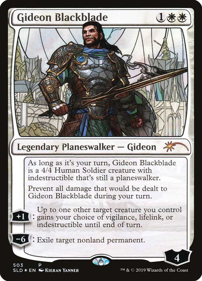 Gideon Blackblade (Stained Glass) [Secret Lair Drop Promos] | Galactic Gamez