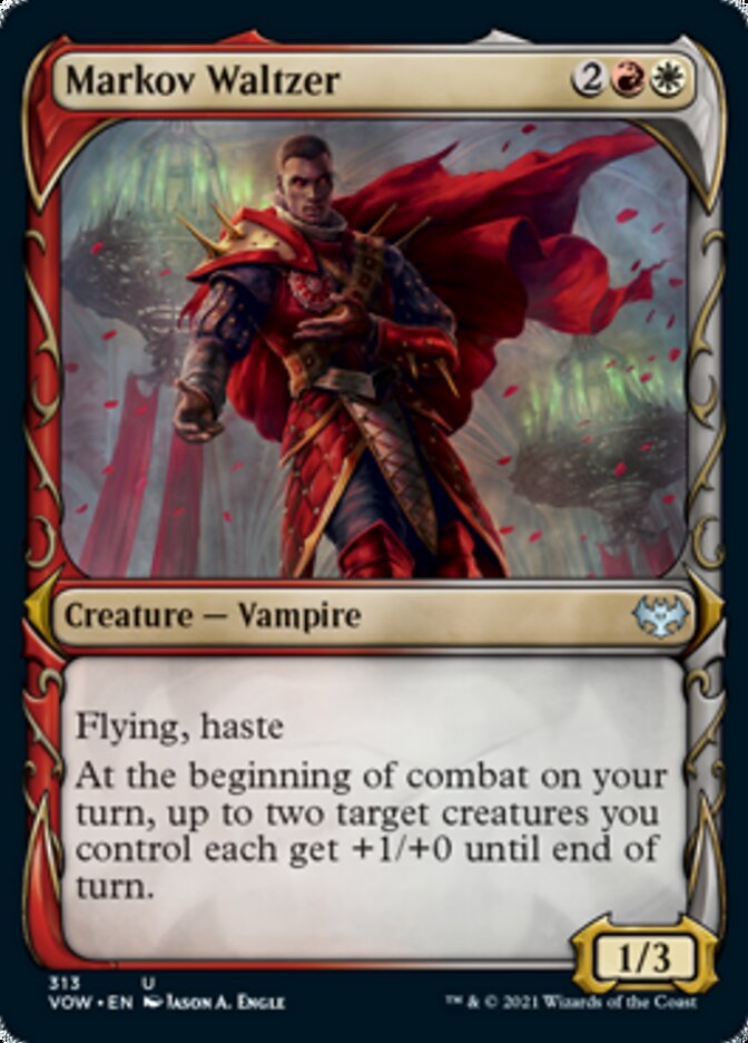 Markov Waltzer (Showcase Fang Frame) [Innistrad: Crimson Vow] | Galactic Gamez