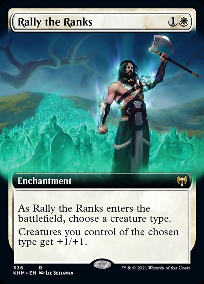 Rally the Ranks (Extended Art) [Kaldheim] | Galactic Gamez