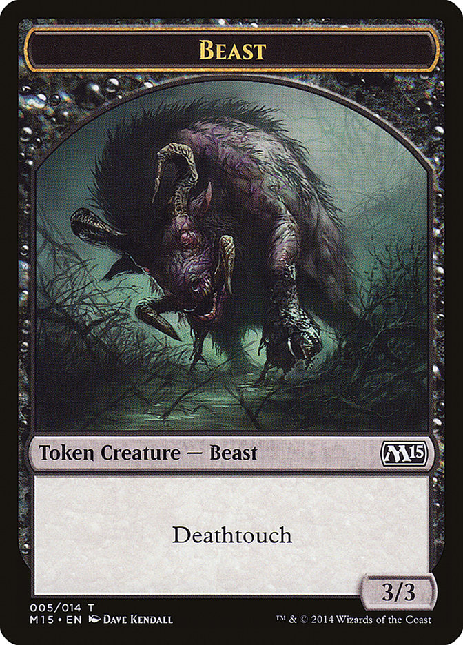Beast (005/014) [Magic 2015 Tokens] | Galactic Gamez