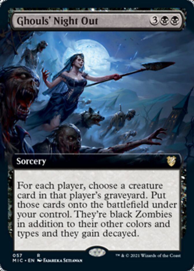 Ghouls' Night Out (Extended) [Innistrad: Midnight Hunt Commander] | Galactic Gamez