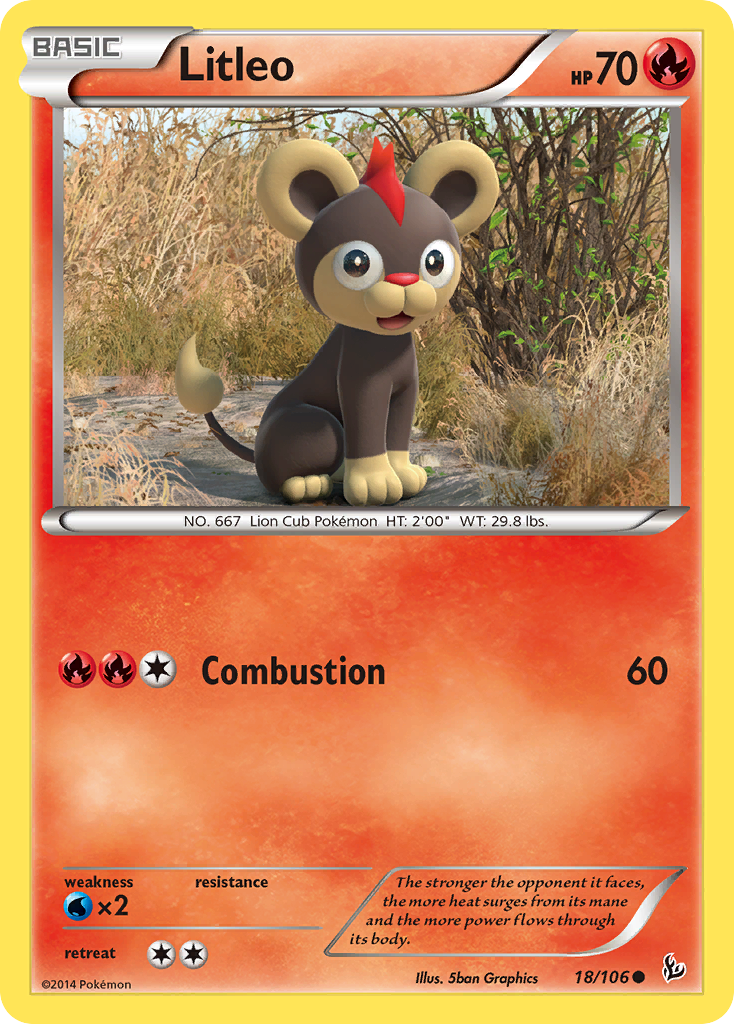 Litleo (18/106) [XY: Flashfire] | Galactic Gamez