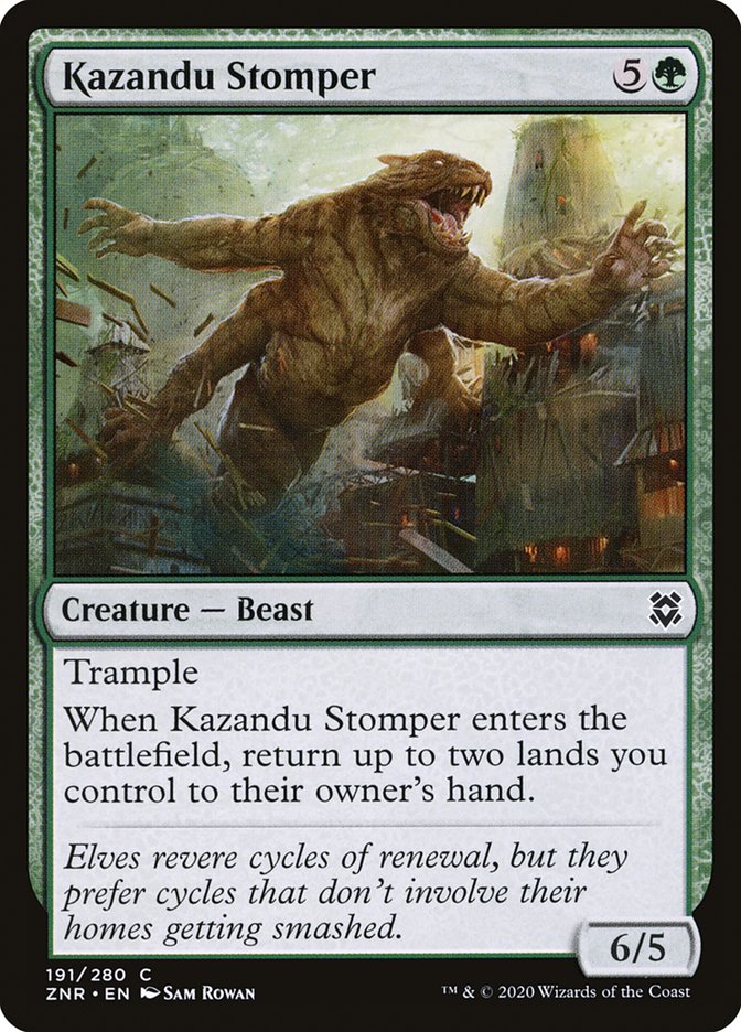 Kazandu Stomper [Zendikar Rising] | Galactic Gamez