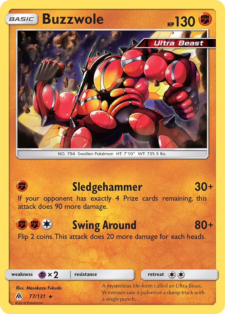 Buzzwole (77/131) [Sun & Moon: Forbidden Light] | Galactic Gamez