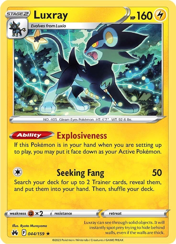 Luxray (044/159) (44) [Sword & Shield: Crown Zenith] | Galactic Gamez