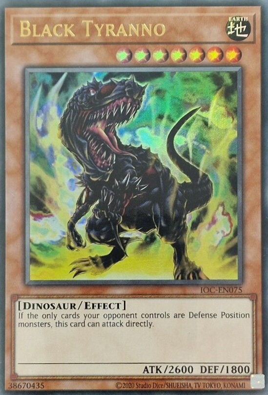 Black Tyranno (25th Anniversary) [IOC-EN075] Ultra Rare | Galactic Gamez