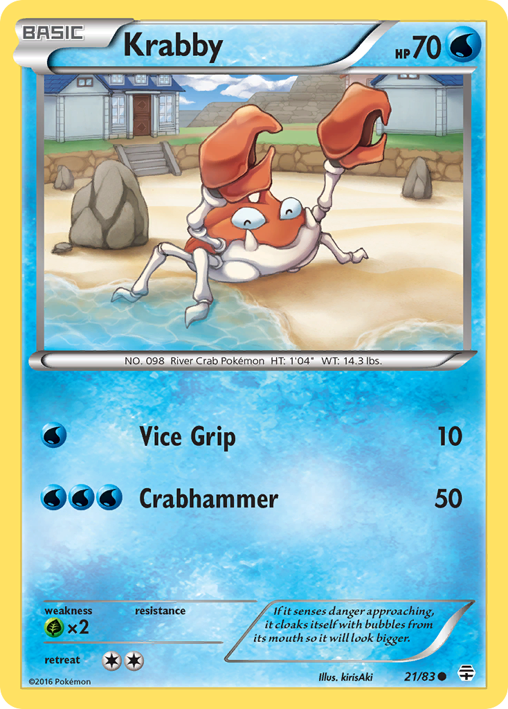 Krabby (21/83) [XY: Generations] | Galactic Gamez