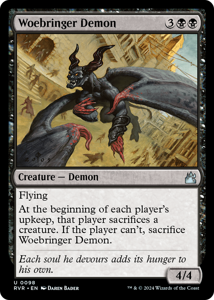 Woebringer Demon [Ravnica Remastered] | Galactic Gamez