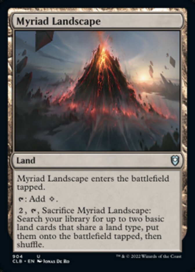 Myriad Landscape [Commander Legends: Battle for Baldur's Gate] | Galactic Gamez
