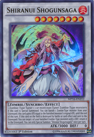 Shiranui Shogunsaga [MP16-EN212] Ultra Rare | Galactic Gamez