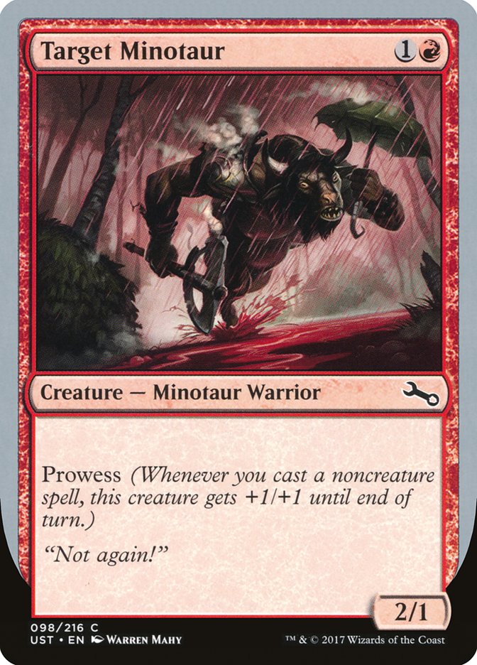 Target Minotaur (Rain Art) [Unstable] | Galactic Gamez