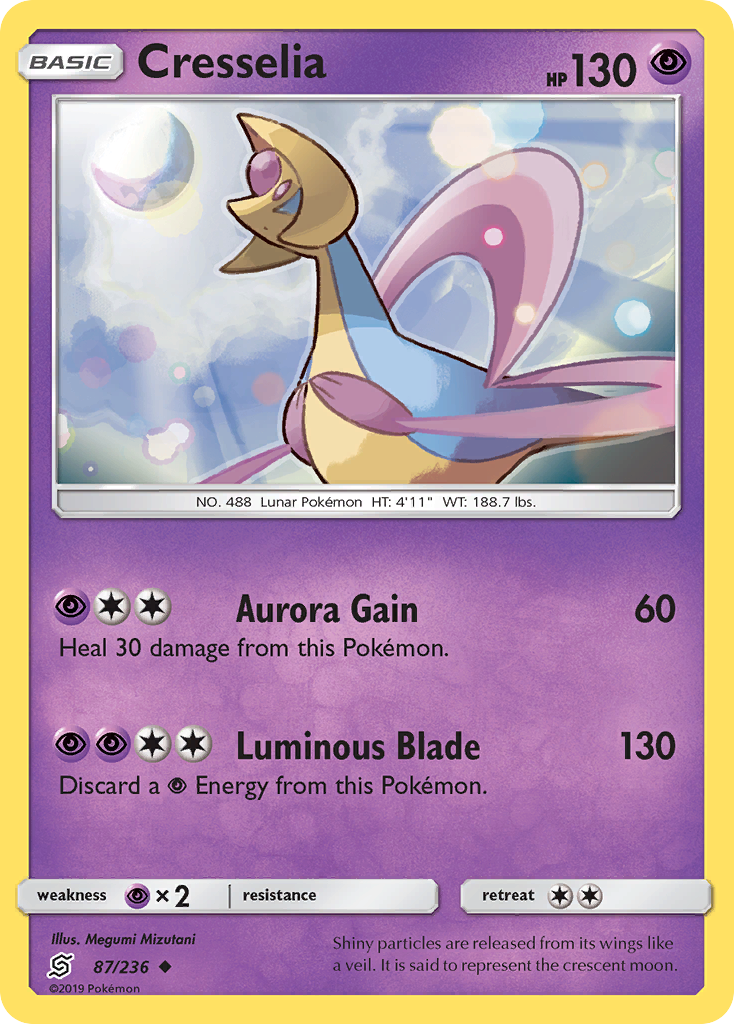 Cresselia (87/236) [Sun & Moon: Unified Minds] | Galactic Gamez