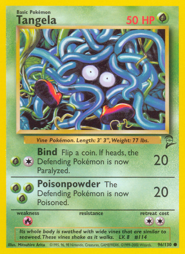 Tangela (96/130) [Base Set 2] | Galactic Gamez