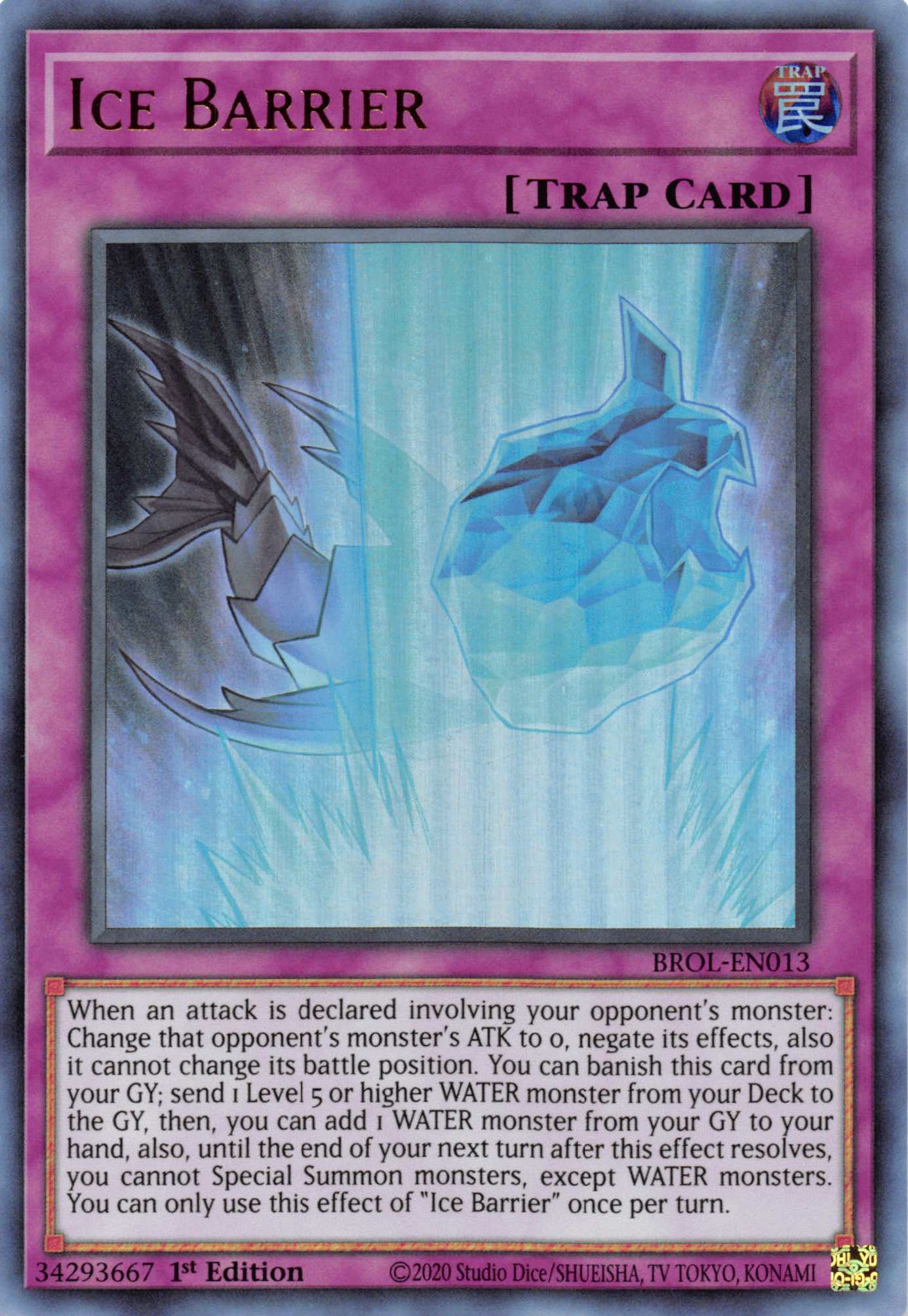 Ice Barrier [BROL-EN013] Ultra Rare | Galactic Gamez