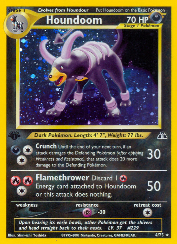 Houndoom (4/75) [Neo Discovery 1st Edition] | Galactic Gamez