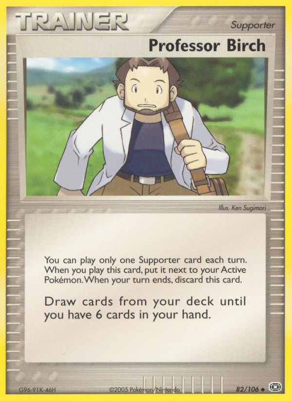 Professor Birch (82/106) [EX: Emerald] | Galactic Gamez