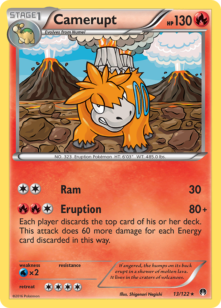 Camerupt (13/122) [XY: BREAKpoint] | Galactic Gamez