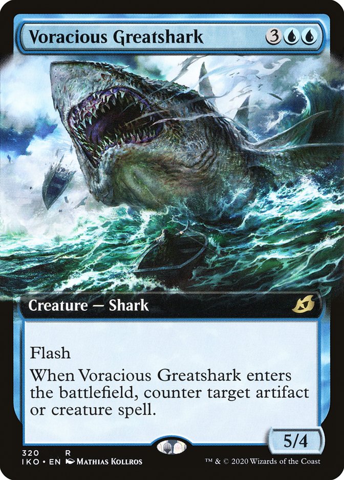 Voracious Greatshark (Extended Art) [Ikoria: Lair of Behemoths] | Galactic Gamez