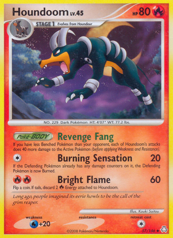 Houndoom (57/146) [Diamond & Pearl: Legends Awakened] | Galactic Gamez