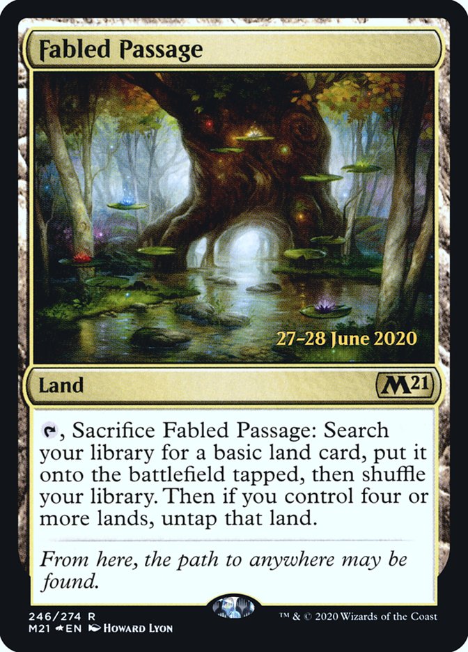 Fabled Passage  [Core Set 2021 Prerelease Promos] | Galactic Gamez