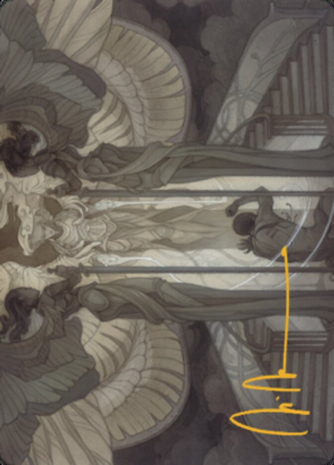 Prayer of Binding Art Card (Gold-Stamped Signature) [Dominaria United Art Series] | Galactic Gamez