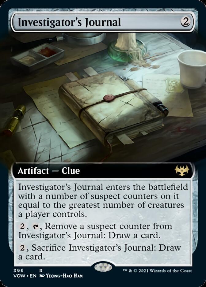 Investigator's Journal (Extended) [Innistrad: Crimson Vow] | Galactic Gamez