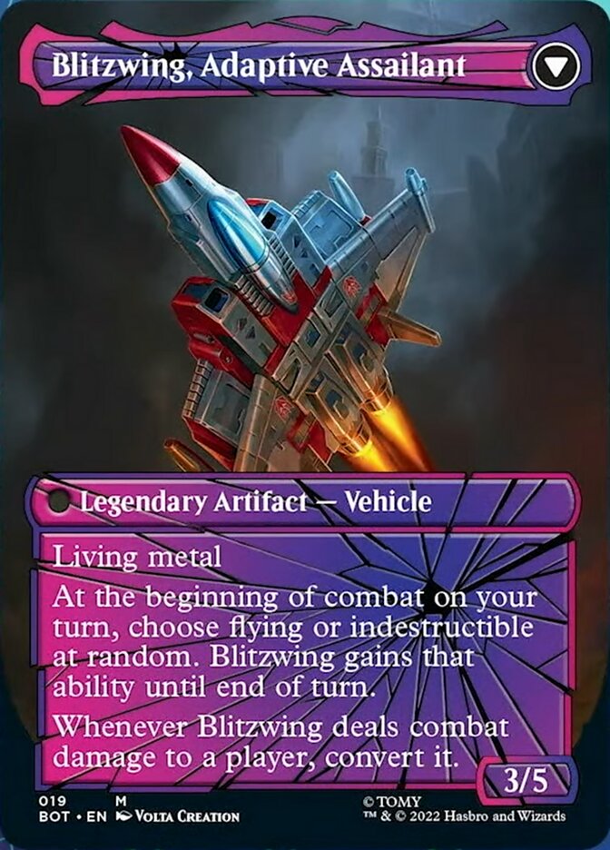 Blitzwing, Cruel Tormentor // Blitzwing, Adaptive Assailant (Shattered Glass) [Universes Beyond: Transformers] | Galactic Gamez