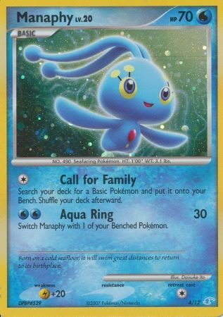 Manaphy (4/12) [Diamond & Pearl: Trainer Kit - Manaphy] | Galactic Gamez