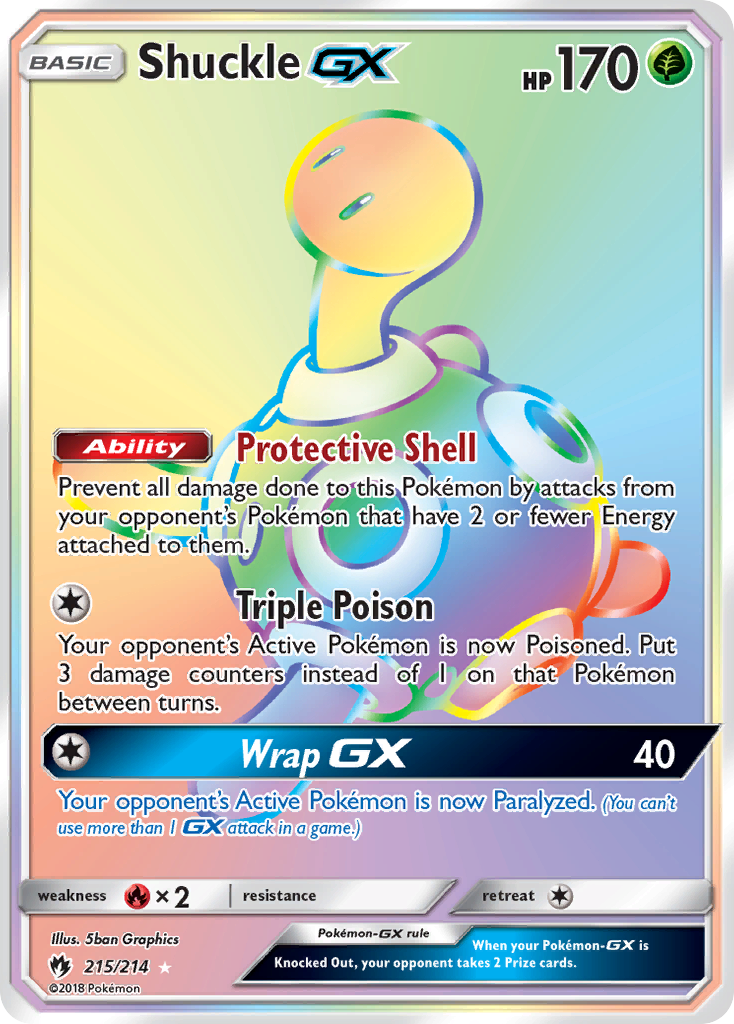 Shuckle GX (215/214) [Sun & Moon: Lost Thunder] | Galactic Gamez