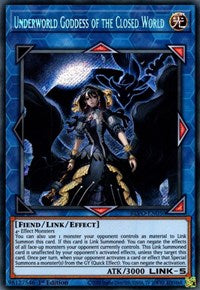 Underworld Goddess of the Closed World [BLVO-EN050] Secret Rare | Galactic Gamez