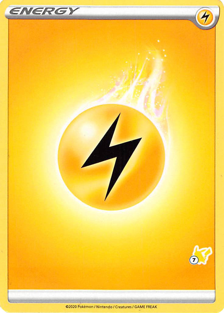 Lightning Energy (Pikachu Stamp #7) [Battle Academy 2022] | Galactic Gamez