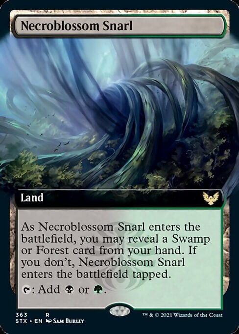 Necroblossom Snarl (Extended) [Strixhaven: School of Mages] | Galactic Gamez
