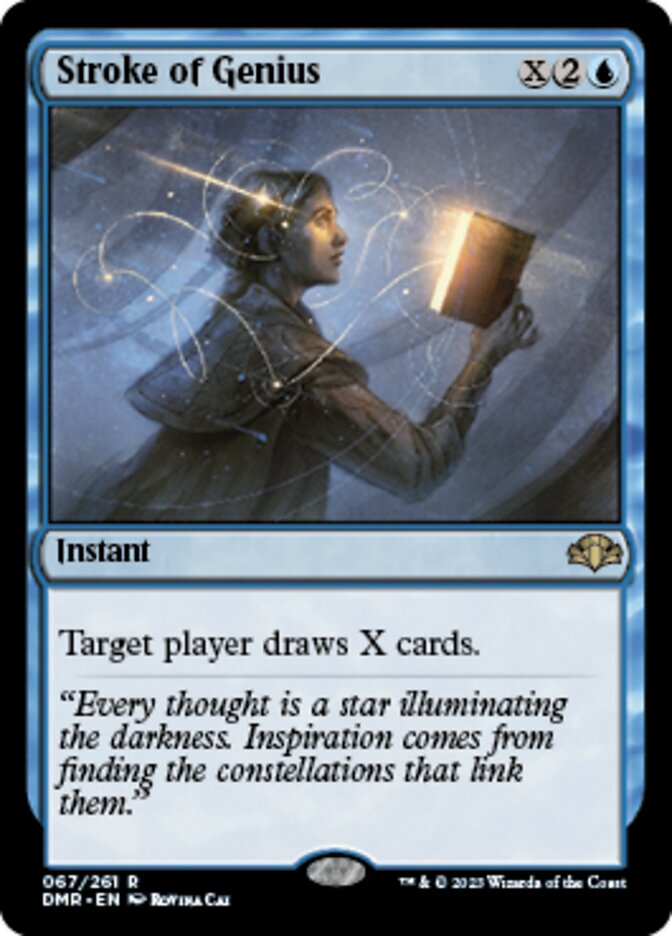 Stroke of Genius [Dominaria Remastered] | Galactic Gamez