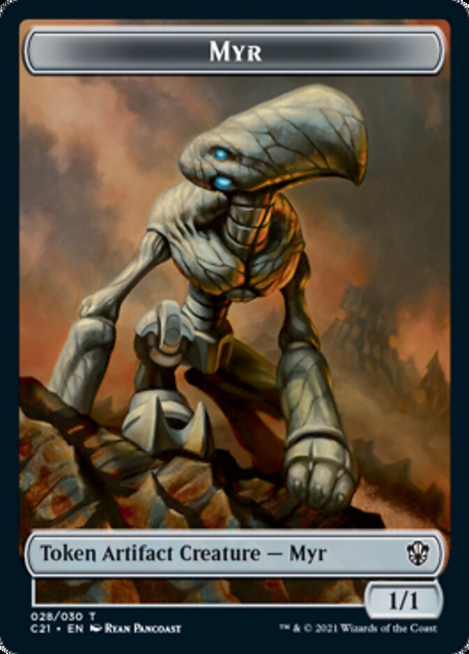 Myr // Treasure Token [Commander 2021 Tokens] | Galactic Gamez