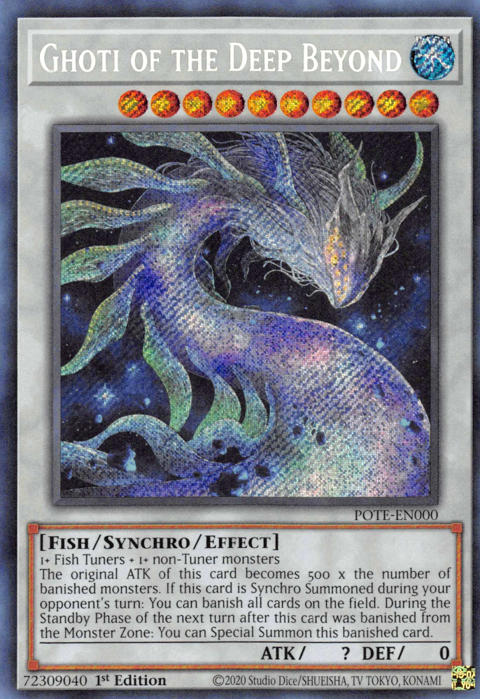 Ghoti of the Deep Beyond [POTE-EN000] Secret Rare | Galactic Gamez