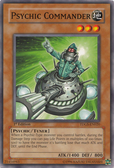 Psychic Commander [TDGS-EN020] Common | Galactic Gamez